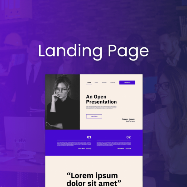 Landing Page